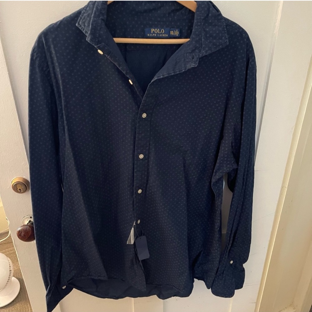 Polo by Ralph Lauren Navy Casual Button Down Shirt